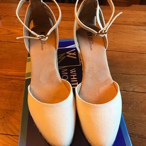 Worn once! Super cute wedges